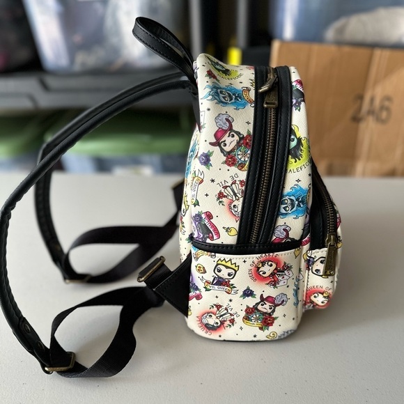 Loungefly Disney POP Villains Mini Backpack Tattoo Design main image 5